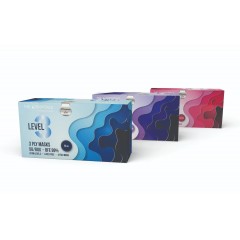 3D Dental Essentials Premium Level 3 Ear Loop Mask Lavender 50/Box